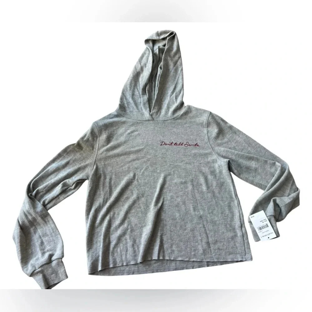 NWT Project Social Tee Don’t Tell Santa Hoodie - Picture 2 of 5
